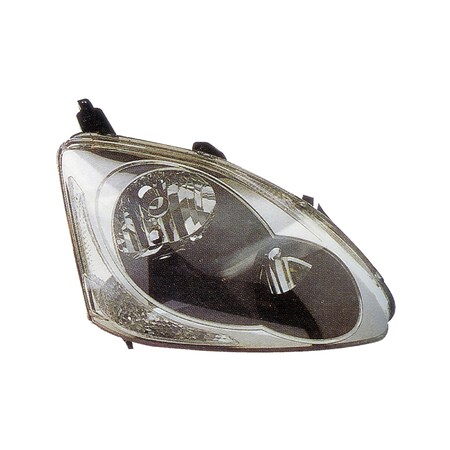 Eagle Eyes RH HEADLAMP ASSY COMPOSITE; 2DR HATCHBACK; W/O BULBS OR SOCKETS; CIVIC 04-05 HD457-A001R